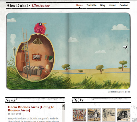Alex Dukal - Illustrator. Graphic Circus