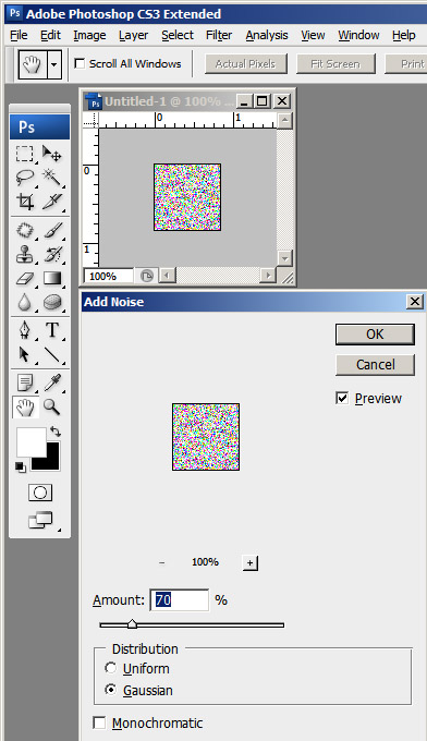 Create Paper texture - Add Noise Create Paper texture - Add Noise